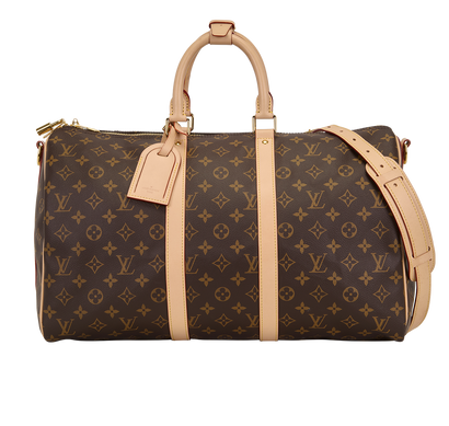 Keepall Bandouliere 45, &pound;1,500, Handbags, Brown, Canvas, Front view